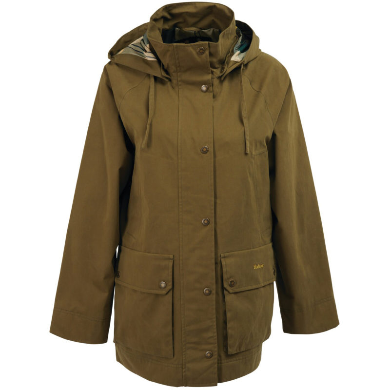 Barbour Women's Lowland Beadnell Waterproof Jacket - (Nori Green) | 1