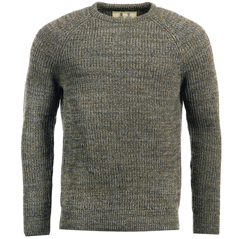 Barbour Men's Horseford crew neck sweater - (Olive) | 1