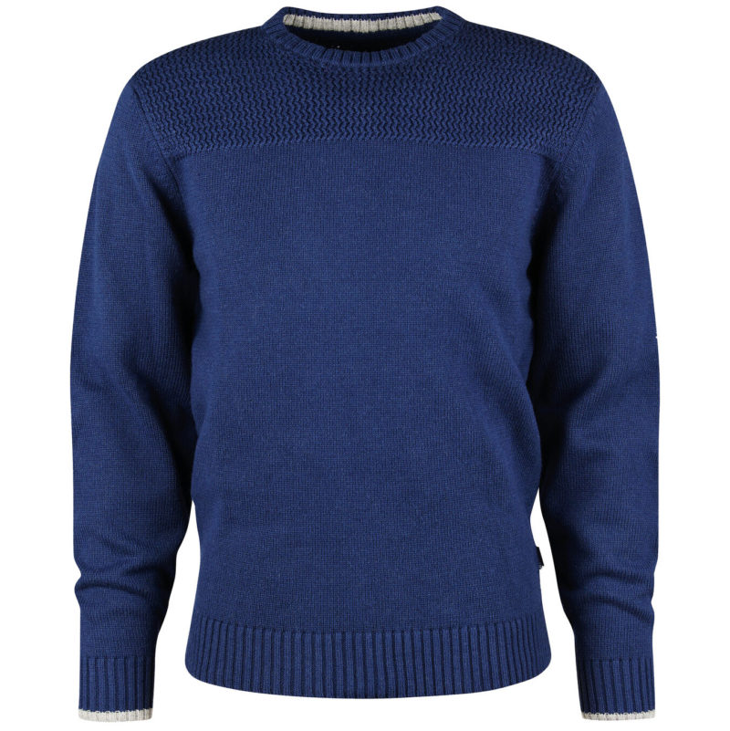 Barbour Men's Scull Crew Neck Sweater - (Navy) | 1