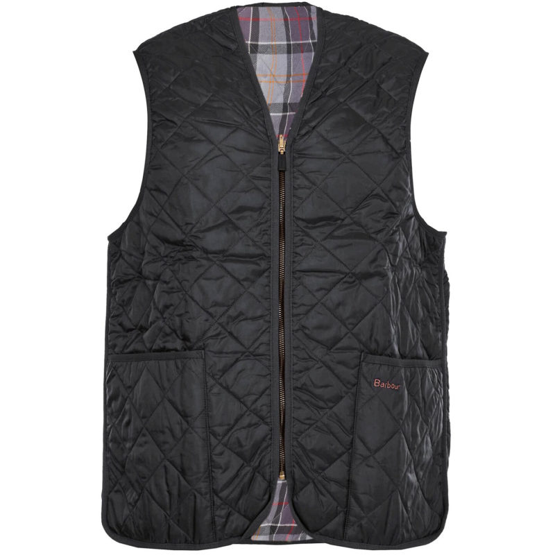 Barbour Men's Quilted Waistcoat/zip-in Liner - (Black/modern) | 1