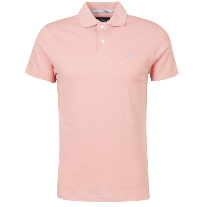Barbour Men's Ryde Polo Shirt - (Pink Salt) | 1