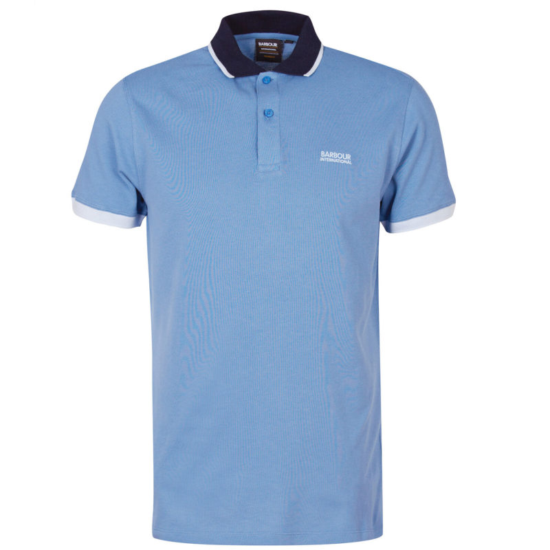 Barbour International Men's Howall Polo Shirt - (Blue Horizon) | 1