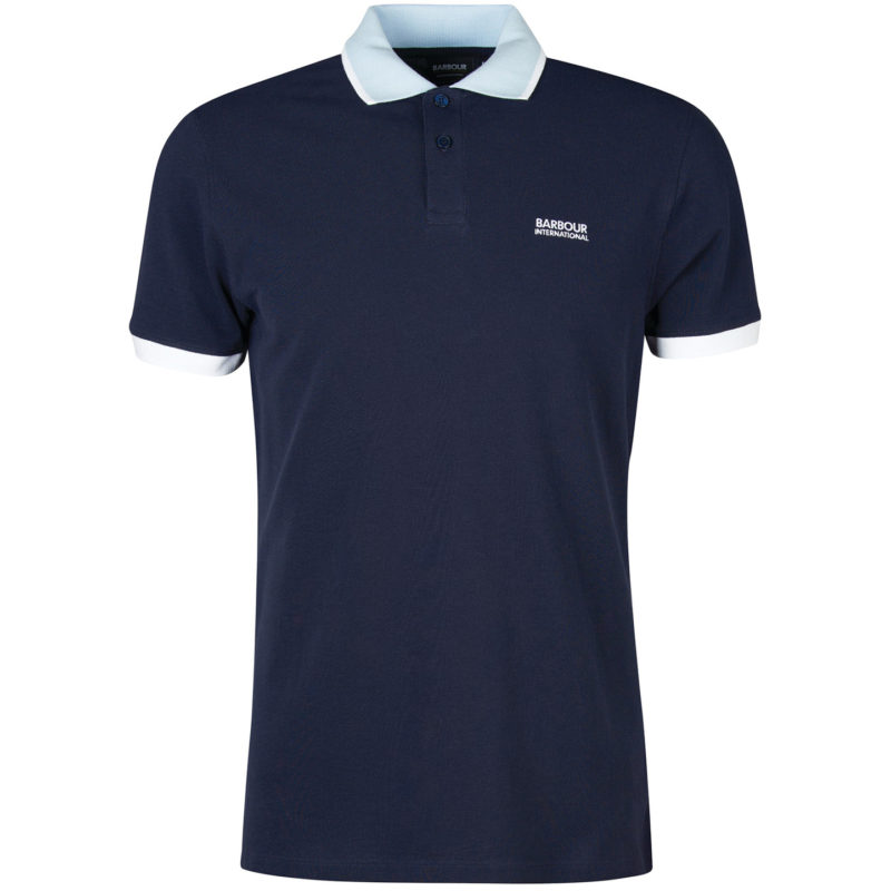 Barbour International Men's Howall Polo Shirt - (Night Sky) | 1