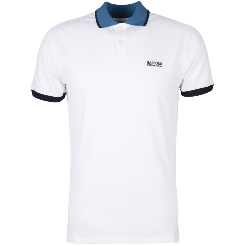 Barbour International Men's Howall Polo Shirt - (White) | 1