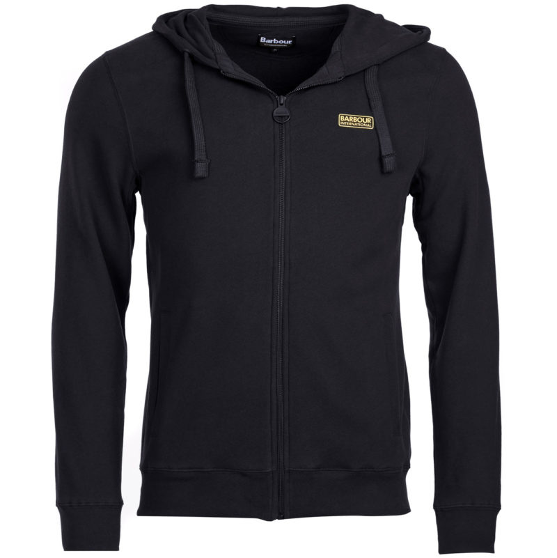 Barbour International Men's Essential Hoodie - (Black) | 1