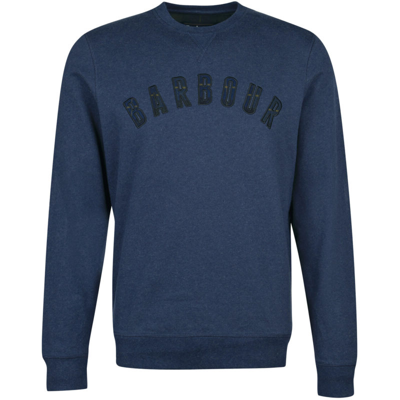 Barbour Men's Debson Crew Neck Sweater - (Navy Marl) | 1