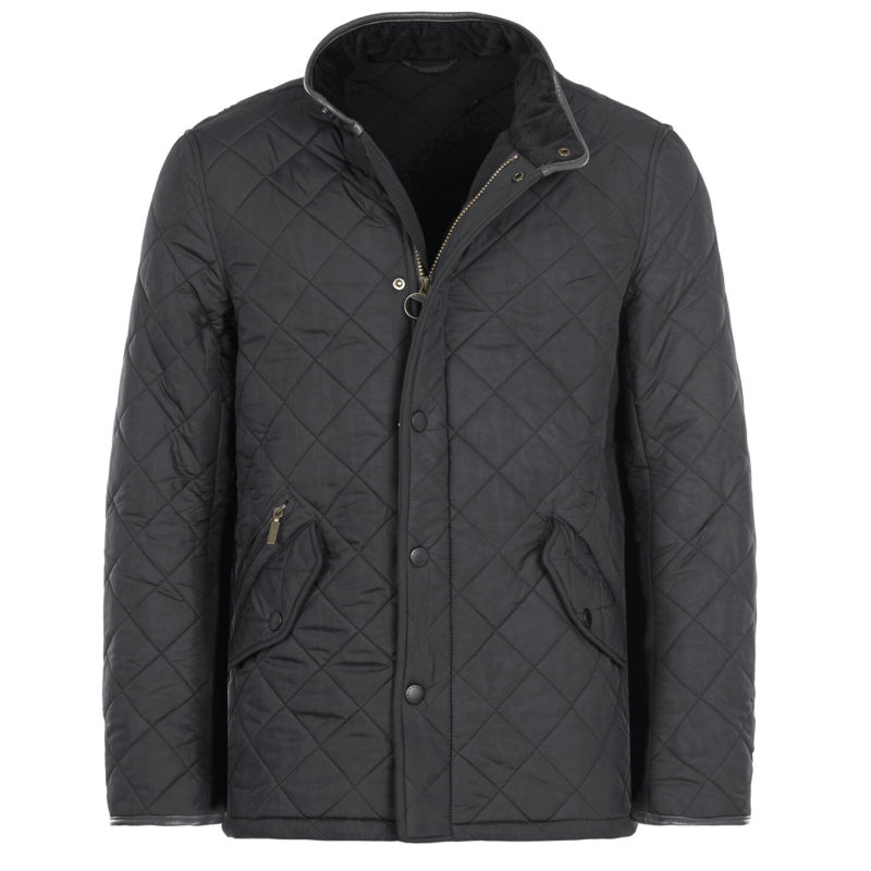 Barbour Men's Powell Quilted Jacket - (Black) | 1