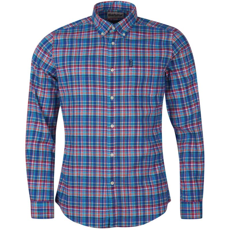Barbour Men's Highland Check 38 Tailored Shirt - (Blue) | 1