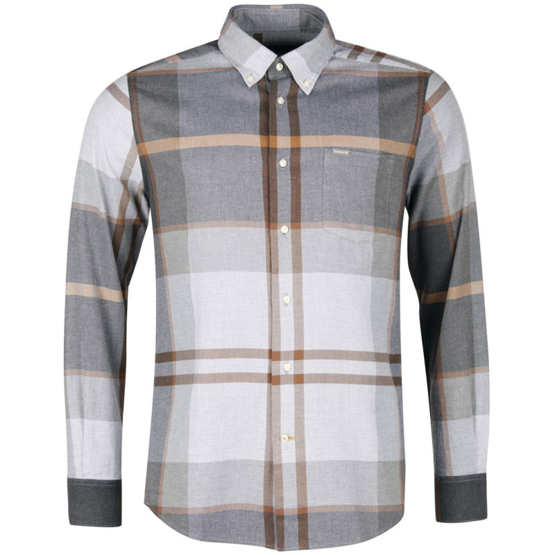 Barbour Men's Dunoon Tailored Fit Shirt - (Greystone) | 1