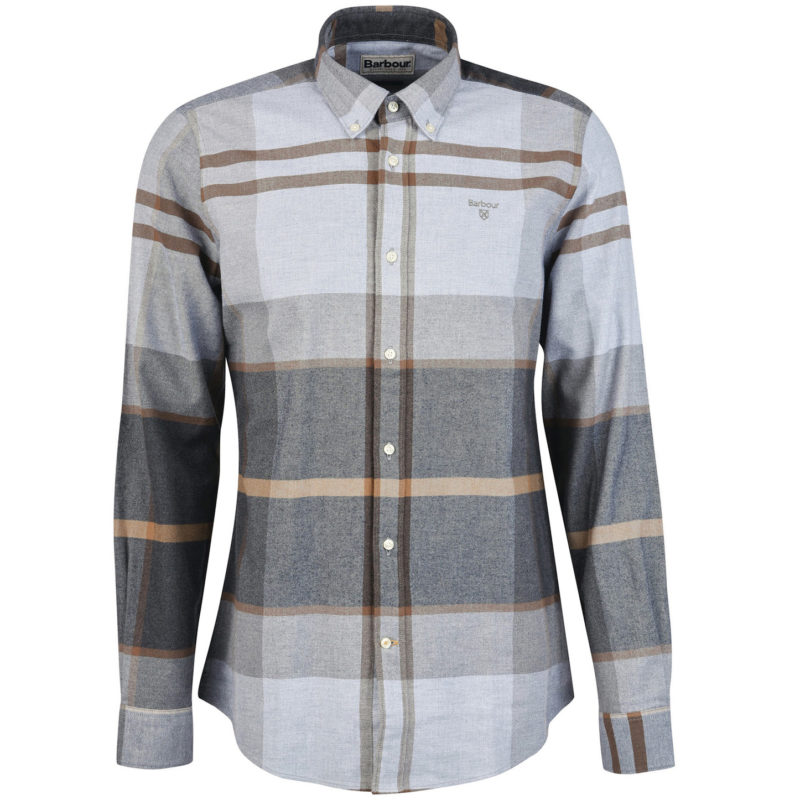 Barbour Men's Iceloch Tailored Fit Shirt - (Greystone) | 1