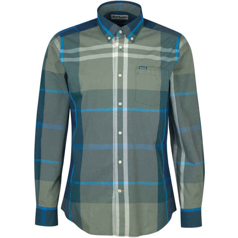 Barbour Men's Harris Tailored Fit Shirt - (Kielder Blue Tartan) | 1