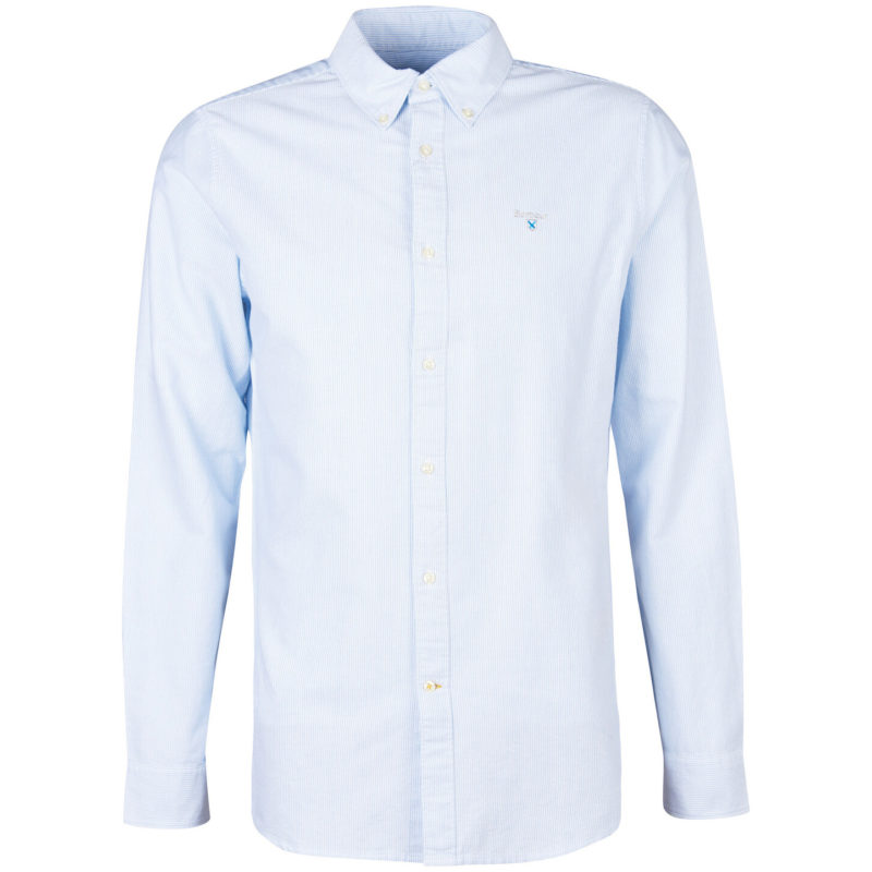 Barbour Men's Striped Oxford Tailored Fit Shirt - (Blue) | 1