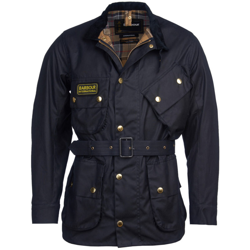 Barbour International Men's Original Waxed Jacket - (Navy) | 1
