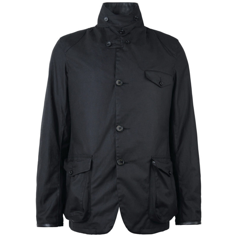 Barbour Men's Beacon Sports Wax Jacket - (Classic Black) | 1