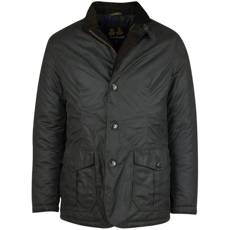 Barbour Men's Winter Lutz Wax Jacket - (Sage) | 1