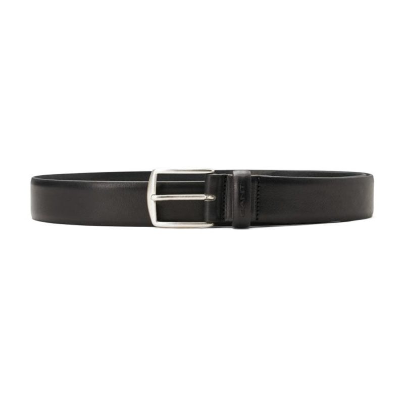 Gant Men's Classic Leather Belt - (Black) | 1