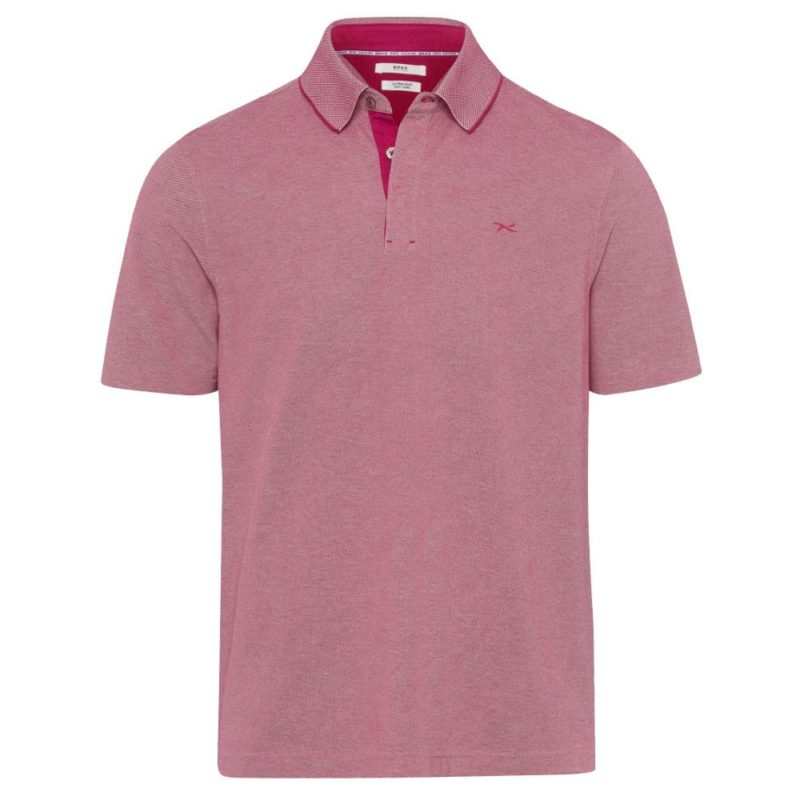 Brax Petter Smart Casual Polo Shirt (Red) | 1