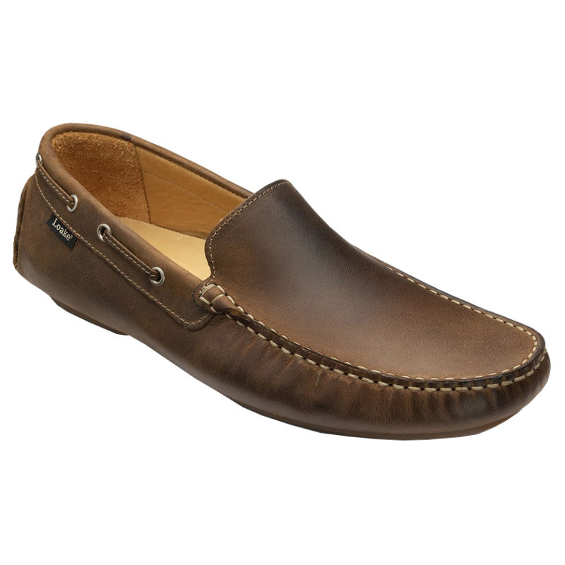 Loake Men's Donington Nubuck Driving Shoe (Brown) | 1