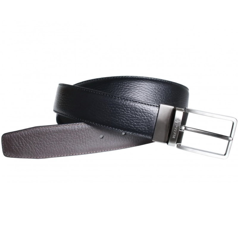 Possum Men's Reversible Leather Belt - (Black/Brown) | 1