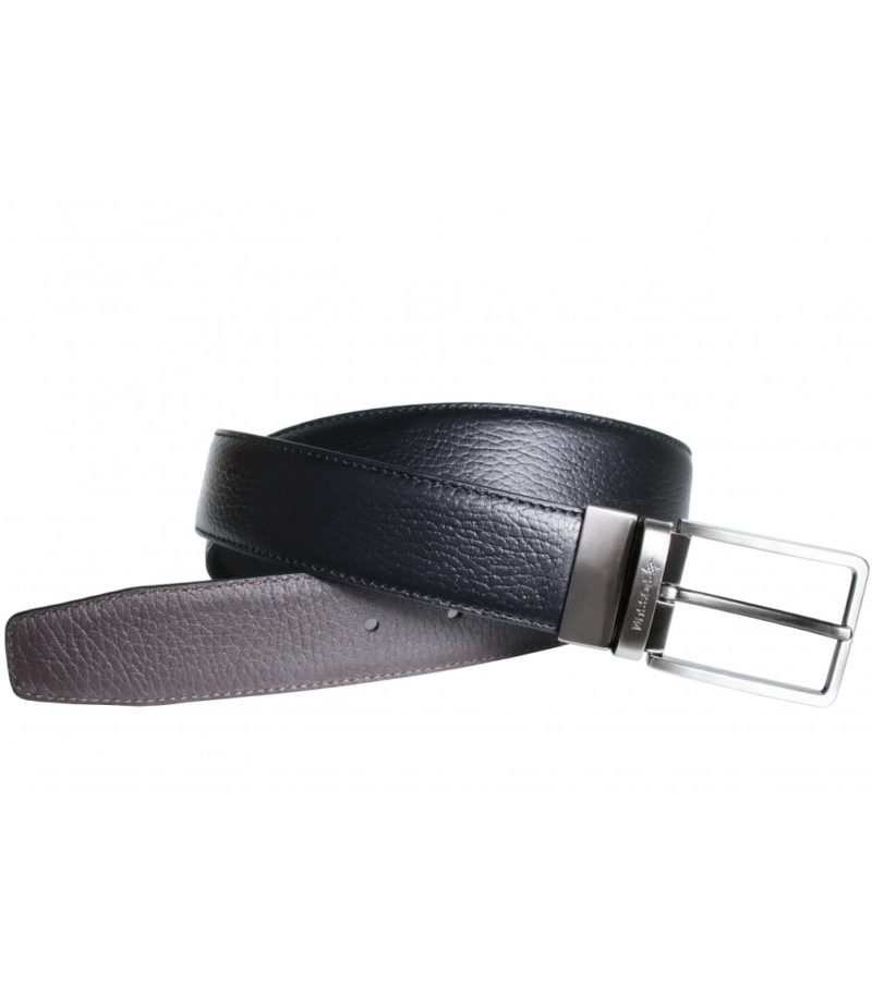 Possum Men's Reversible Leather Belt - (Black/Brown) | 1