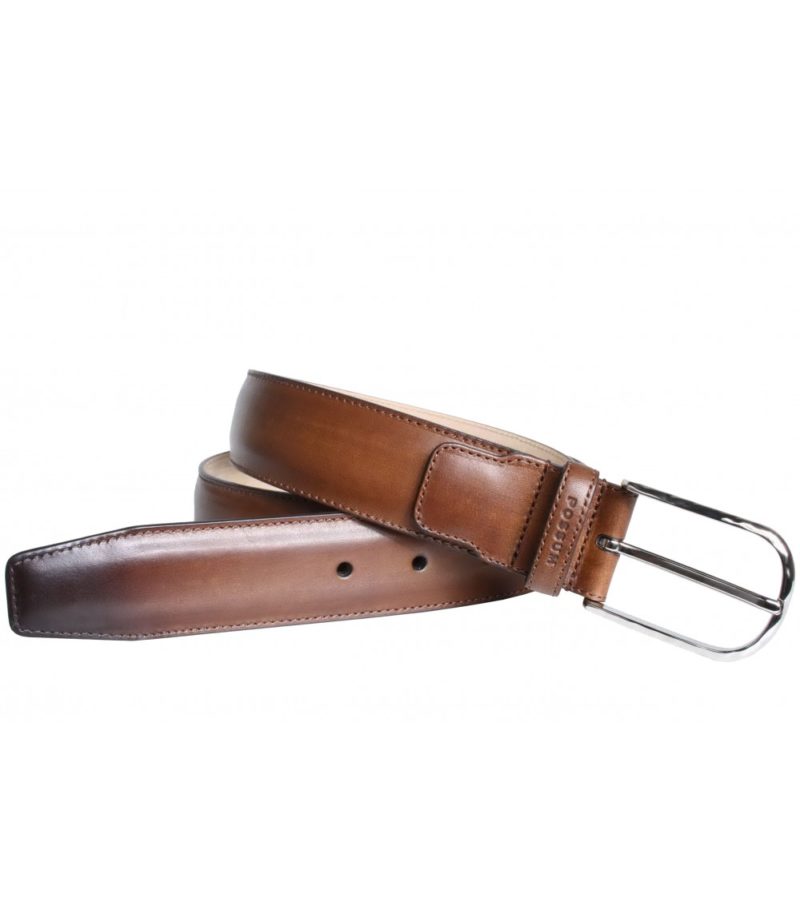 Possum Men's Calf Leather Belt - (Cognac) | 1