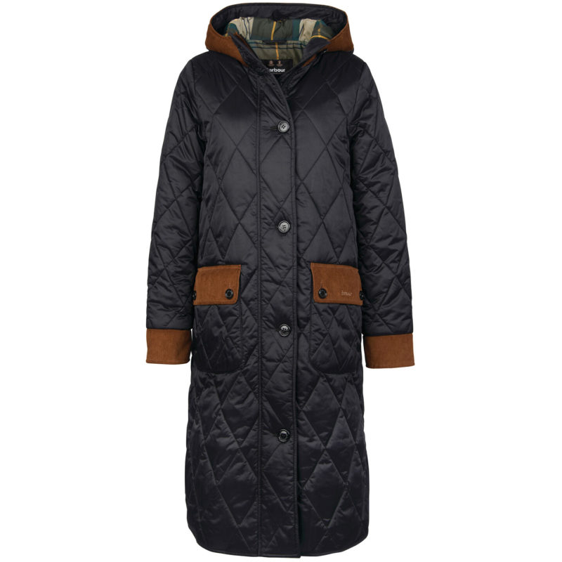 Barbour Women's Mickley Quilted Jacket - (Black/Ancient) | 1