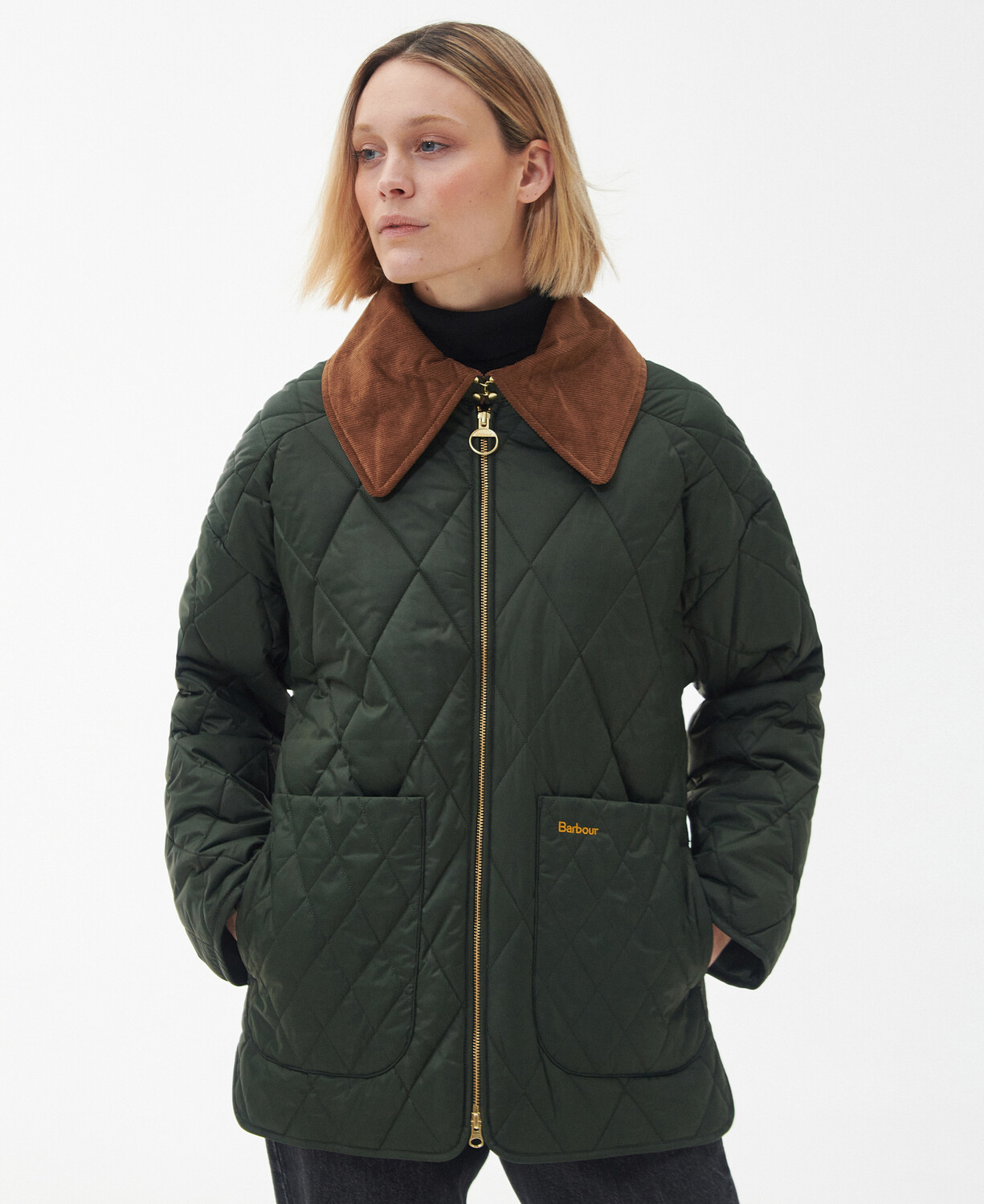 Barbour Women's Woodhall Quilted Jacket - (Sage)