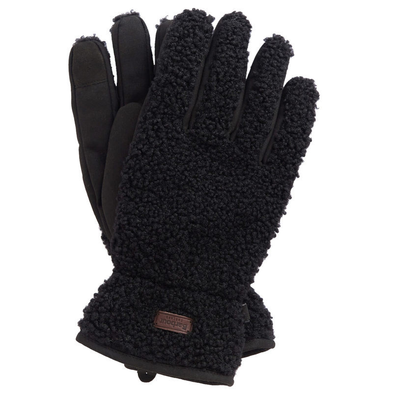 Barbour Men's Eskdale Fleece Gloves - (Black) | 1