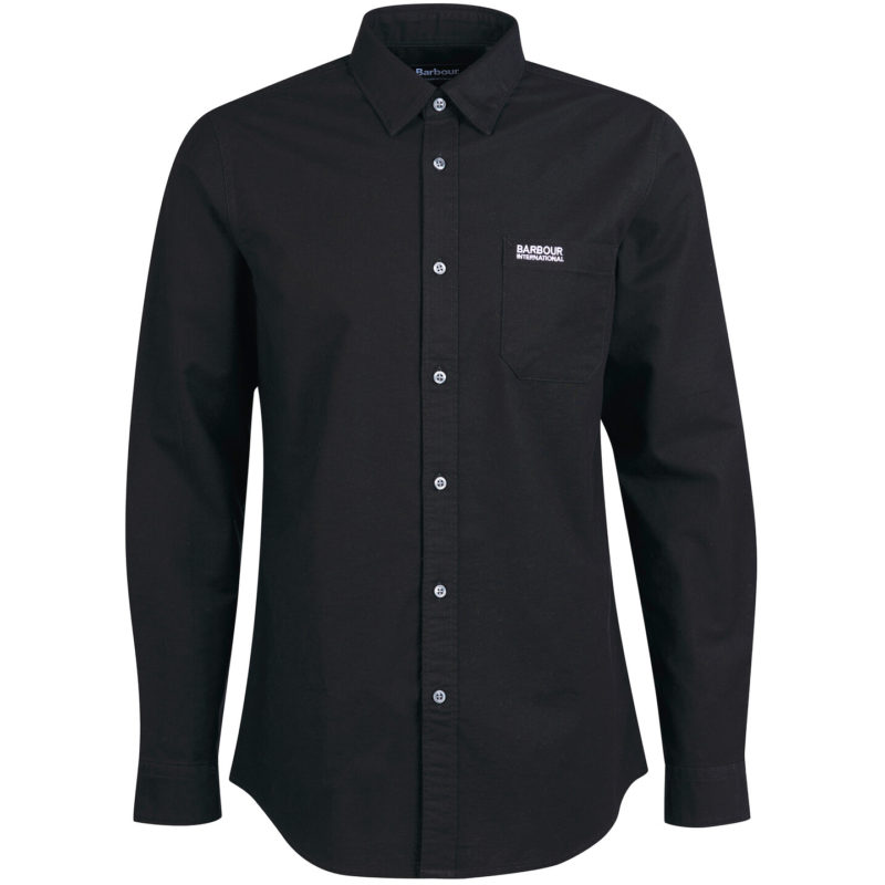 Barbour International Men's Kinetic Tailored Fit Shirt - (Black) | 1