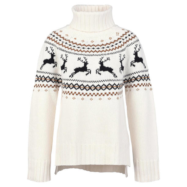 Barbour Women's Kingsbury Knit Sweater - (Cream) | 5