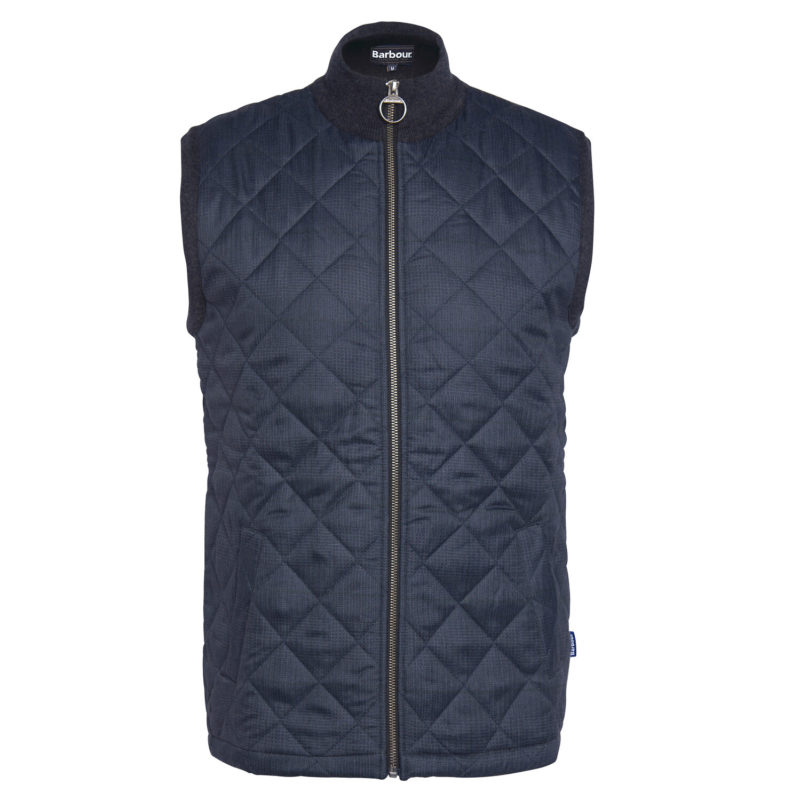 Barbour Men's Cresswell Knitted Gilet - (Charcoal) | 1