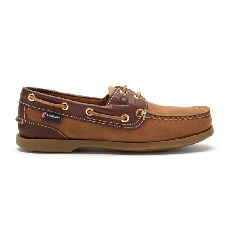 Chatham Women’s Bermuda Lady II G2 Leather Boat Shoes - (Walnut/Brown) | 1