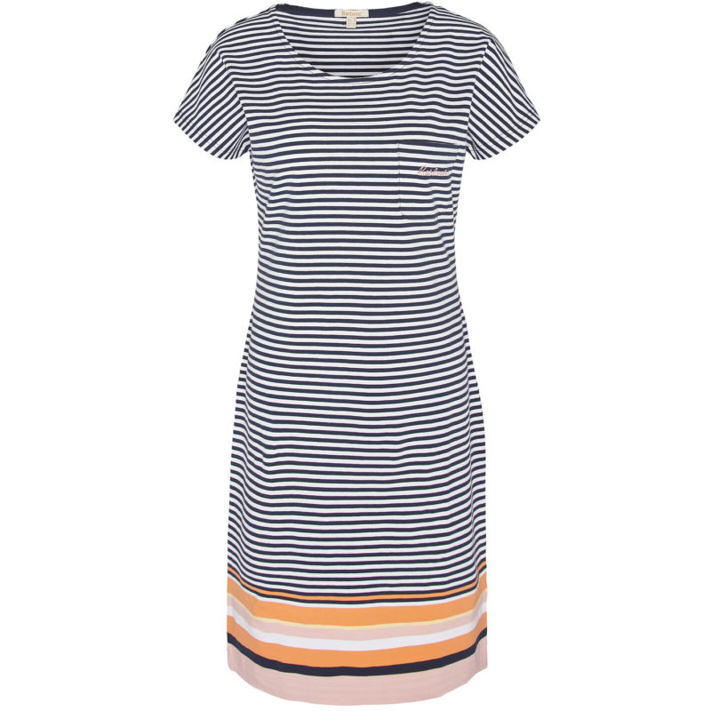 Barbour Women's Harewood Stripe Dress - (Navy Multistripe) | 1
