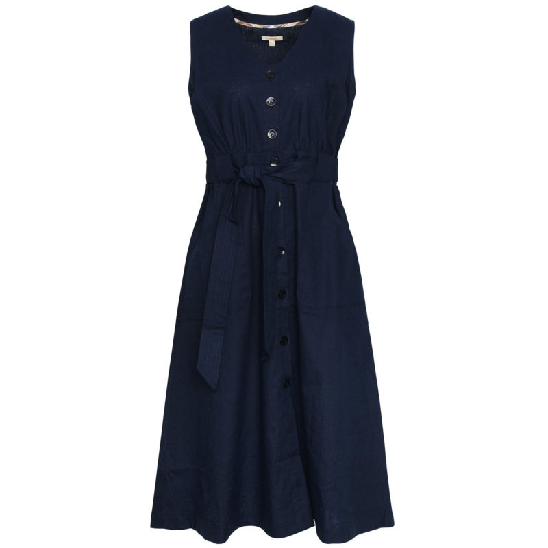 Barbour Women's Rutherglen Midi Dress - (Navy) | 1