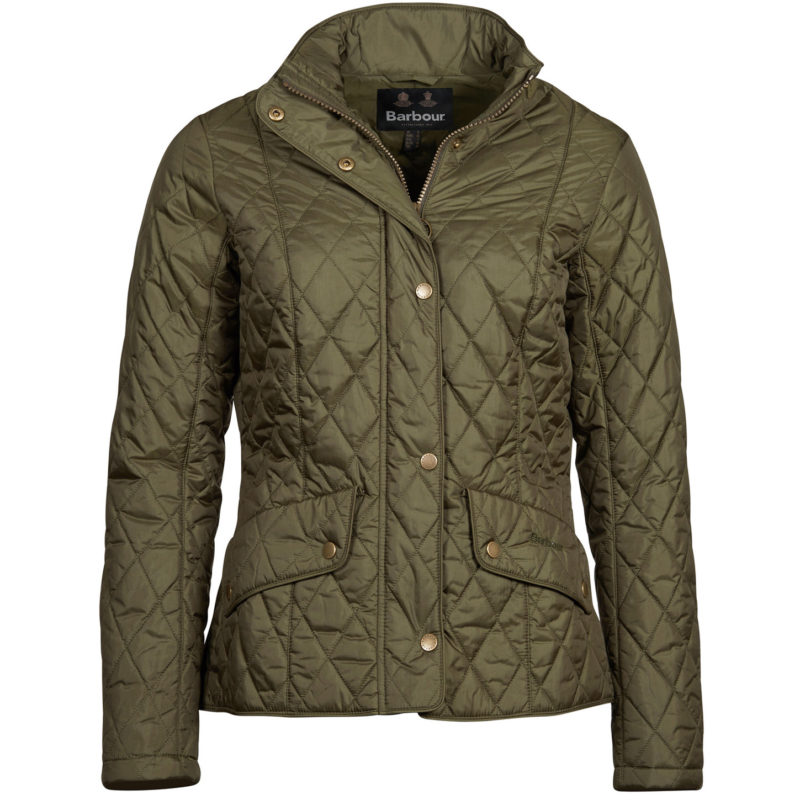 Barbour Women's Flyweight Cavalry Quilted Jacket - (Olive) | 1
