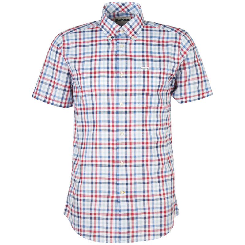 Barbour Men's Kinson Tailored Fit Shirt - (Red) | 1