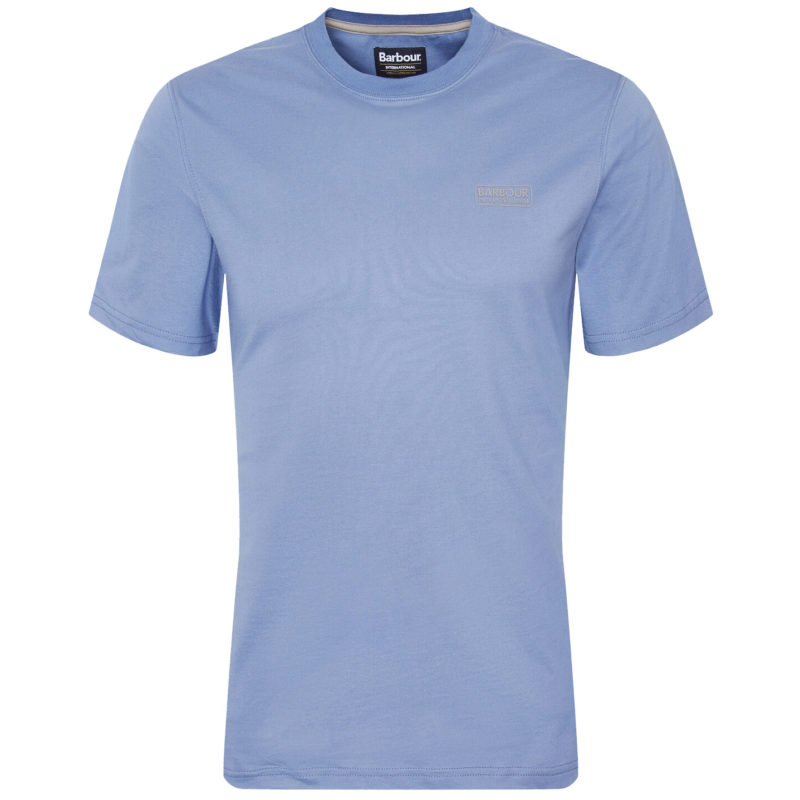 Barbour International Men's Small Logo T-Shirt - (Flint Blue) | 1