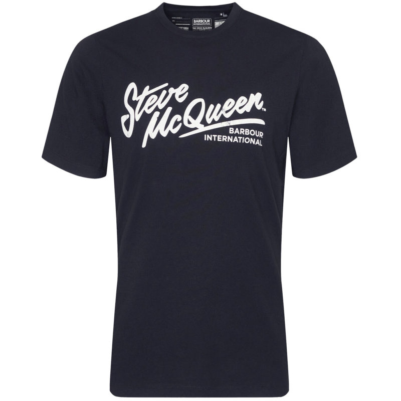 Barbour International Men's Steve McQueen Strike T-Shirt - (Black) | 1