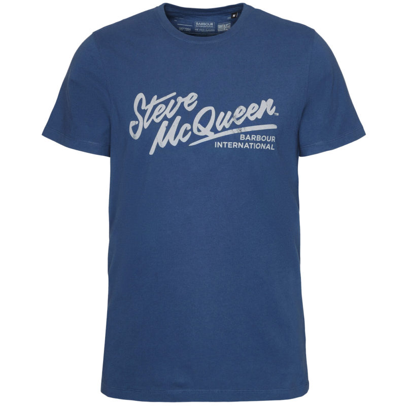 Barbour International Men's Steve McQueen Strike T-Shirt - (Navy) | 1