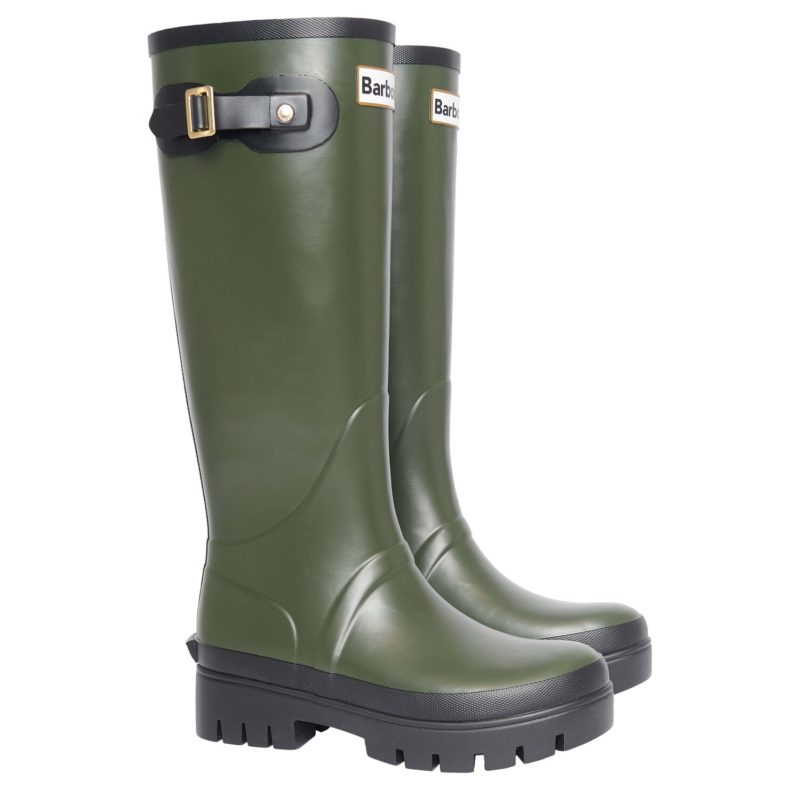 Barbour Women's Snowdon Tall Wellingtons - (Olive) | 1