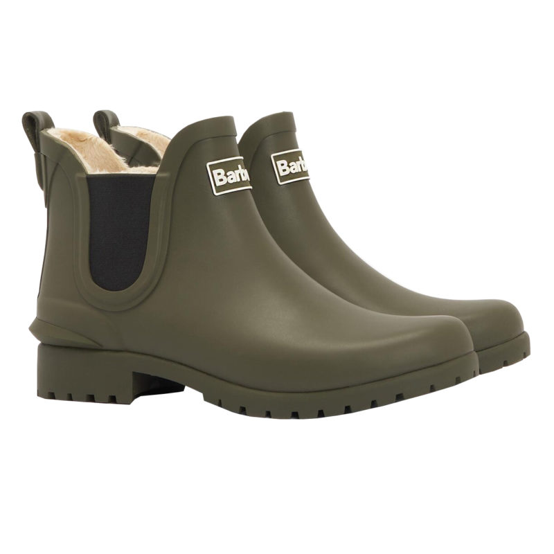 Barbour Women's Kirkton Wellington Boot - (Olive) | 1