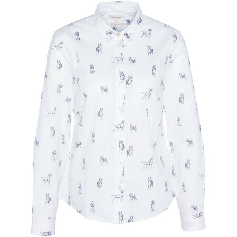 Barbour Women's Brambles Shirt - (Dog Print) | 1