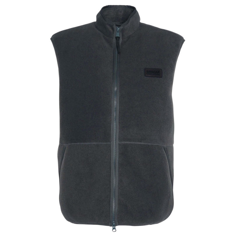 Barbour International Men's Ellesmere Fleece Gilet - (Charcoal) | 1