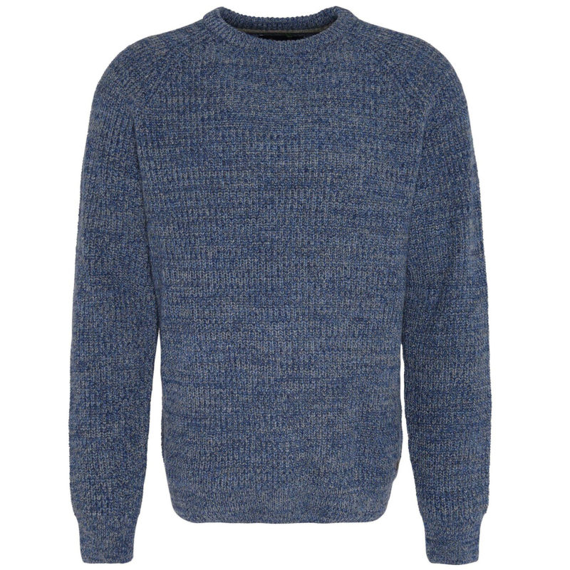 Barbour Men's Horseford Crew Neck Jumper - (River Blue) | 1