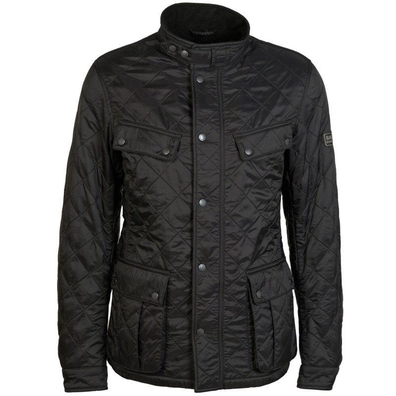 Barbour International Men's Tourer Ariel Polarquilt - (Black) | 1