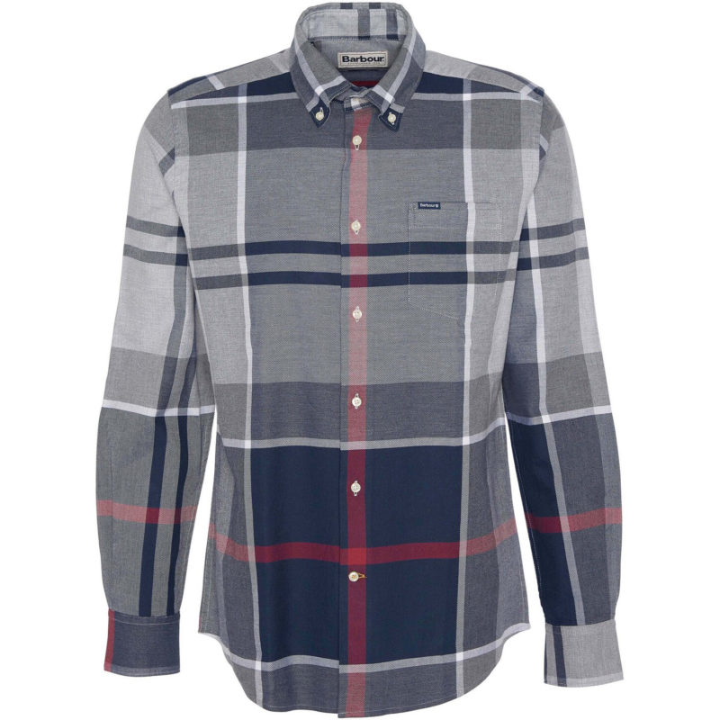 Barbour Men's Dunoon Tailored Fit Shirt - (Blue Granite) | 1