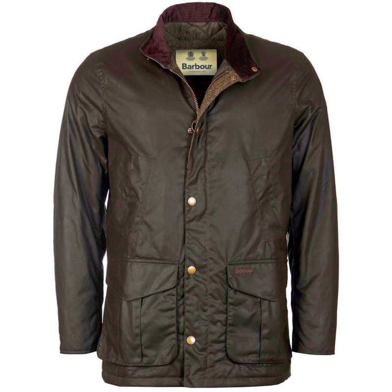 Barbour Men's Hereford Wax Jacket - (Olive) | 1