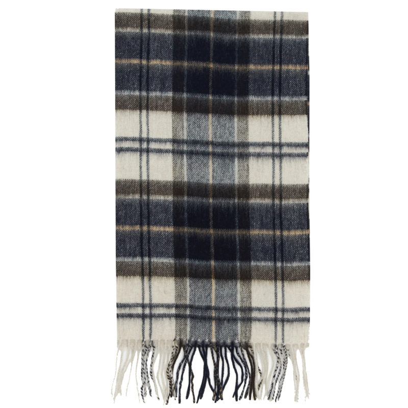 Barbour Wool Cashmere Tartan Scarf - (Autumn Dress) | 1