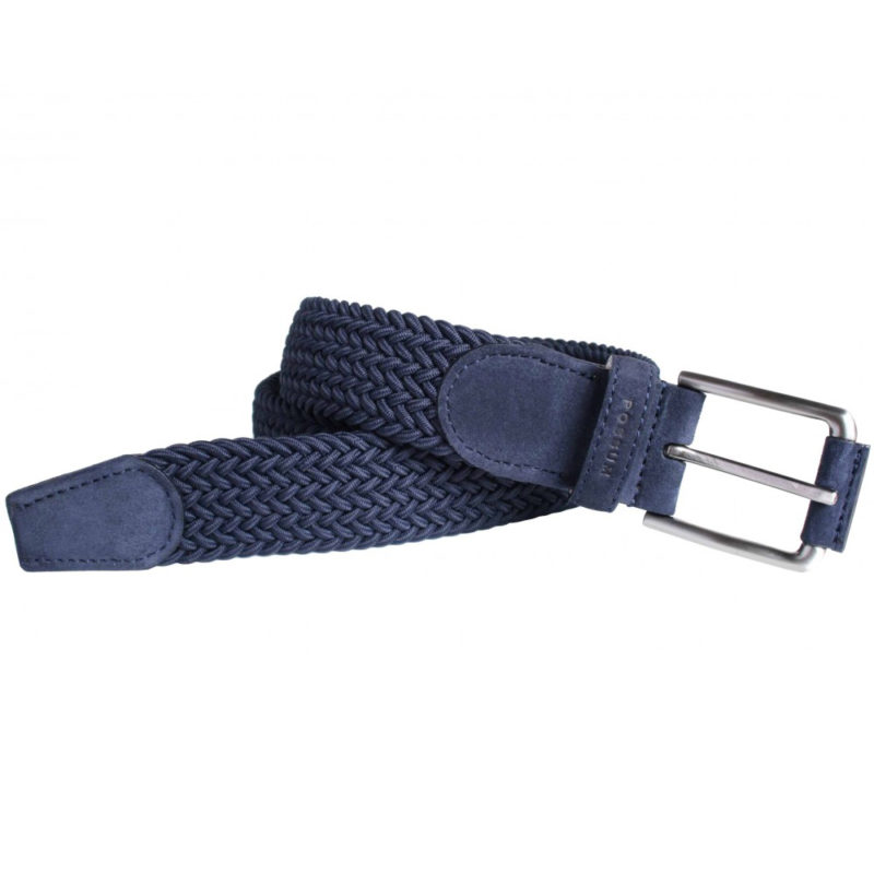 Possum Men's Elasticated Stretch Belt - (Navy) | 1