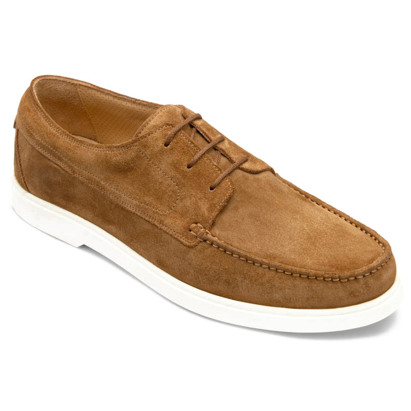 Loake Men's Sardinia Apron Lace-Up Shoes - Chestnut | 1